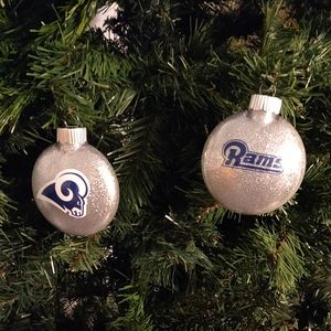 Los Angeles Rams Christmas Ornaments